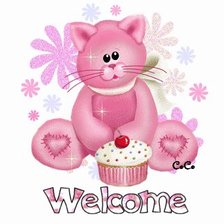 Схема вышивки «welcome»