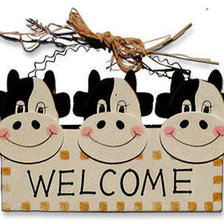 Схема вышивки «welcome»