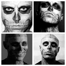 Схема вышивки «Zombie Boy»