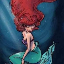 Схема вышивки «Русалочка»