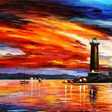 Схема вышивки «маяк»