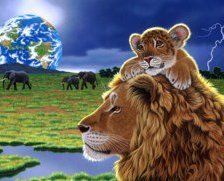 Схема вышивки «джунгли зовут»