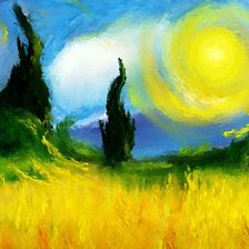 Схема вышивки «Солнце»