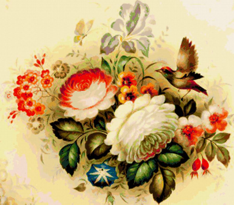 цветочное панно - предпросмотр