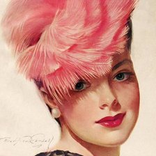 Схема вышивки «девушка»