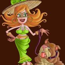 Схема вышивки «Гороскоп ( Дева )»