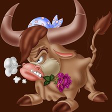 Схема вышивки «Гороскоп ( Телец )»