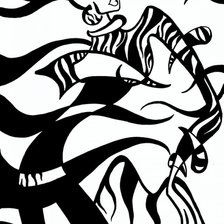 Схема вышивки «Зебра 2»