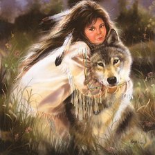 Схема вышивки «Друзья»