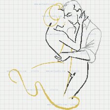 Схема вышивки «танец»