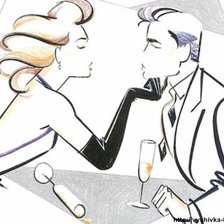 Схема вышивки «влюбленые»