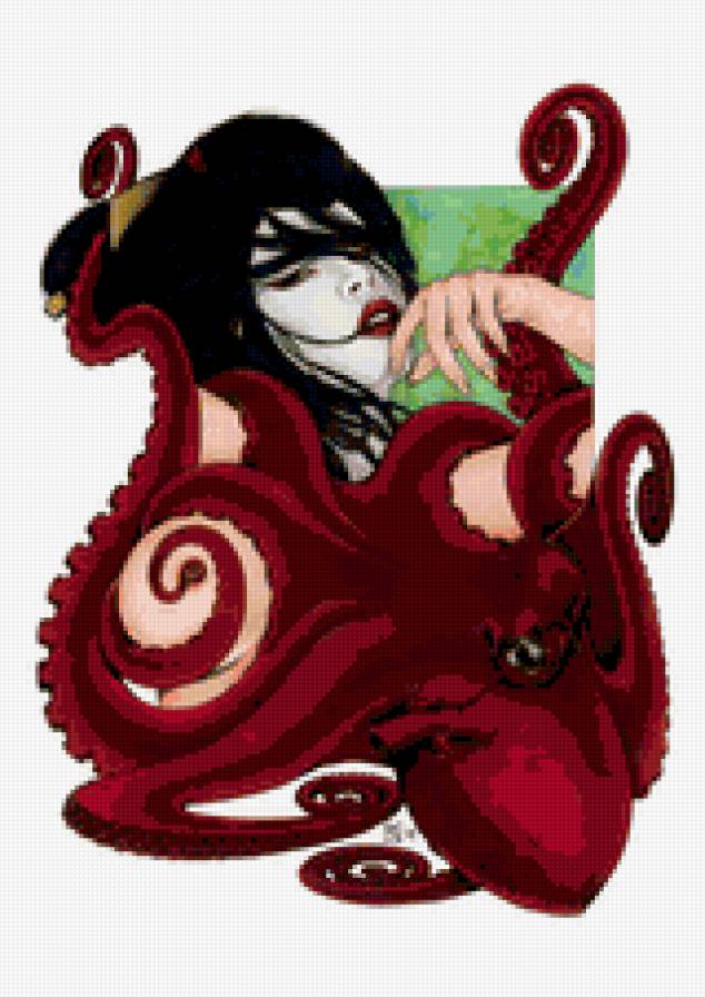 Гейша и осминог - предпросмотр