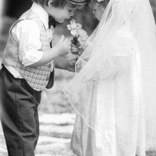 Схема вышивки «свадебная парочка»