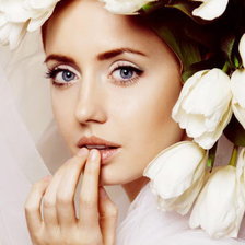 Схема вышивки «девушка»