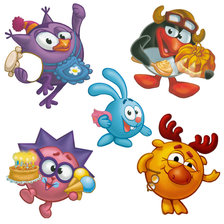 Схема вышивки «Смешарики»