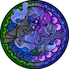 Схема вышивки «две Луны»