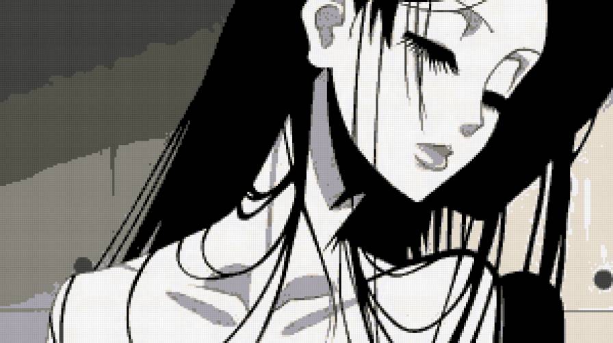 Анимэ девушка - девушка, анимэ - предпросмотр