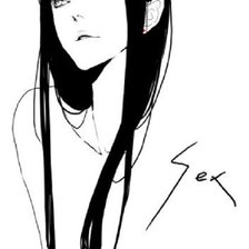 Схема вышивки «Анимэ девушка»