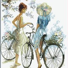 Схема вышивки «прогулка»