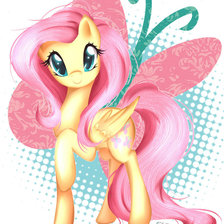 Схема вышивки «Флаттершай»