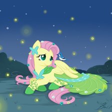 Схема вышивки «Флаттершай»