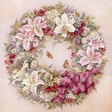 Схема вышивки «венок»