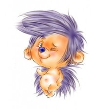 Схема вышивки «ёжик»