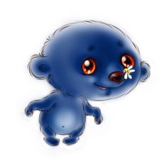 Схема вышивки «мишка»