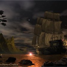 Схема вышивки «fregat»