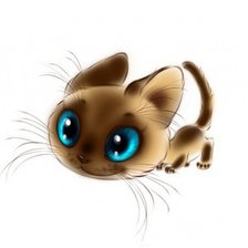 Схема вышивки «котенок»