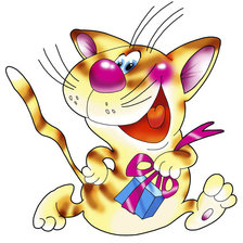 Схема вышивки «котенок»