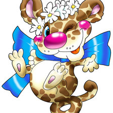 Схема вышивки «кошка дикая»