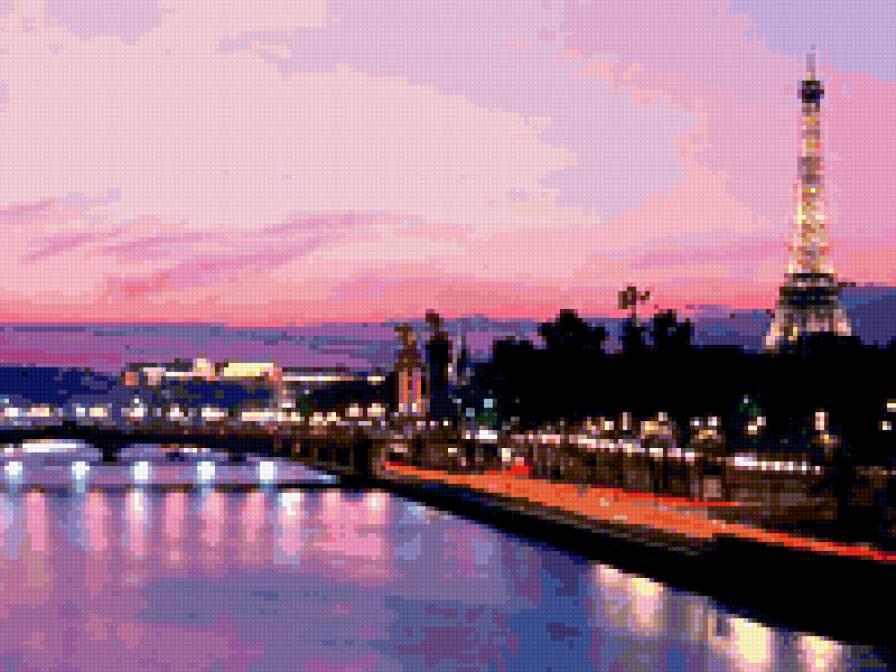 вечерний париж - предпросмотр