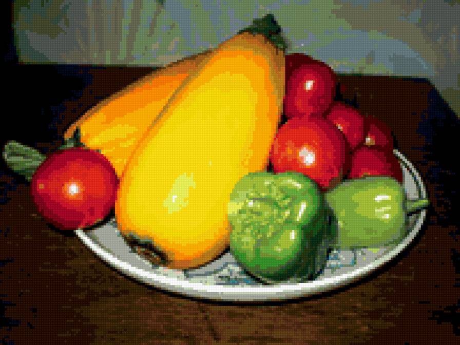 натюрморт на кухню - овощи, на кухню, натюрморт - предпросмотр