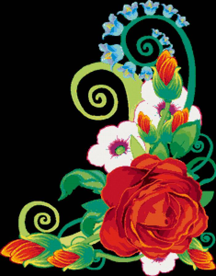 №385184 - салфетка, цветы, скатерть, подушка, уголок - предпросмотр