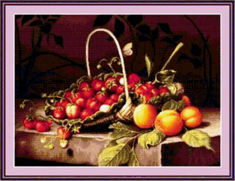 натюрморт с клубникой - предпросмотр