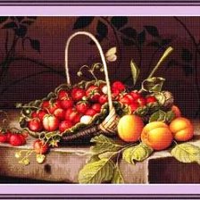 натюрморт с клубникой