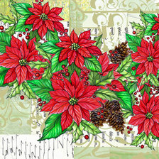 Схема вышивки «пуансентия»