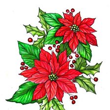 Схема вышивки «пуансентия»