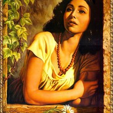 Схема вышивки «Испанка»