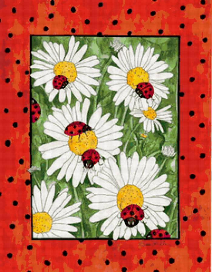 ромашки и букашки - предпросмотр