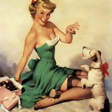 Схема вышивки «Красотка Пин-ап3»