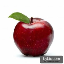 Схема вышивки «яблоко»