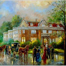 Схема вышивки «преданье старины глубокой»