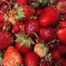 Схема вышивки «клубничка»