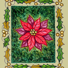Схема вышивки «пуансентия»