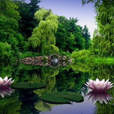 Схема вышивки «природа»