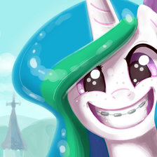 Схема вышивки «принцесса Селестия»