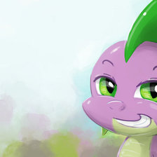 Схема вышивки «крутой Спайки»