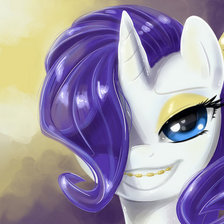 Схема вышивки «Рарити с брекитами»